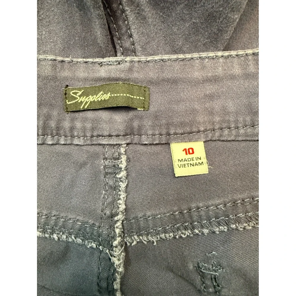 Supplies by Union Bay Womens Navy Blue Utility‎ Cargo Shorts Size 10